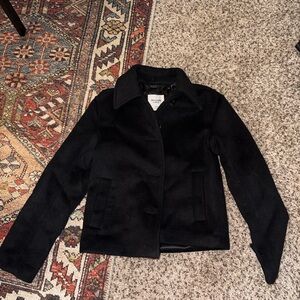 Abercrombie XXS short black coat
